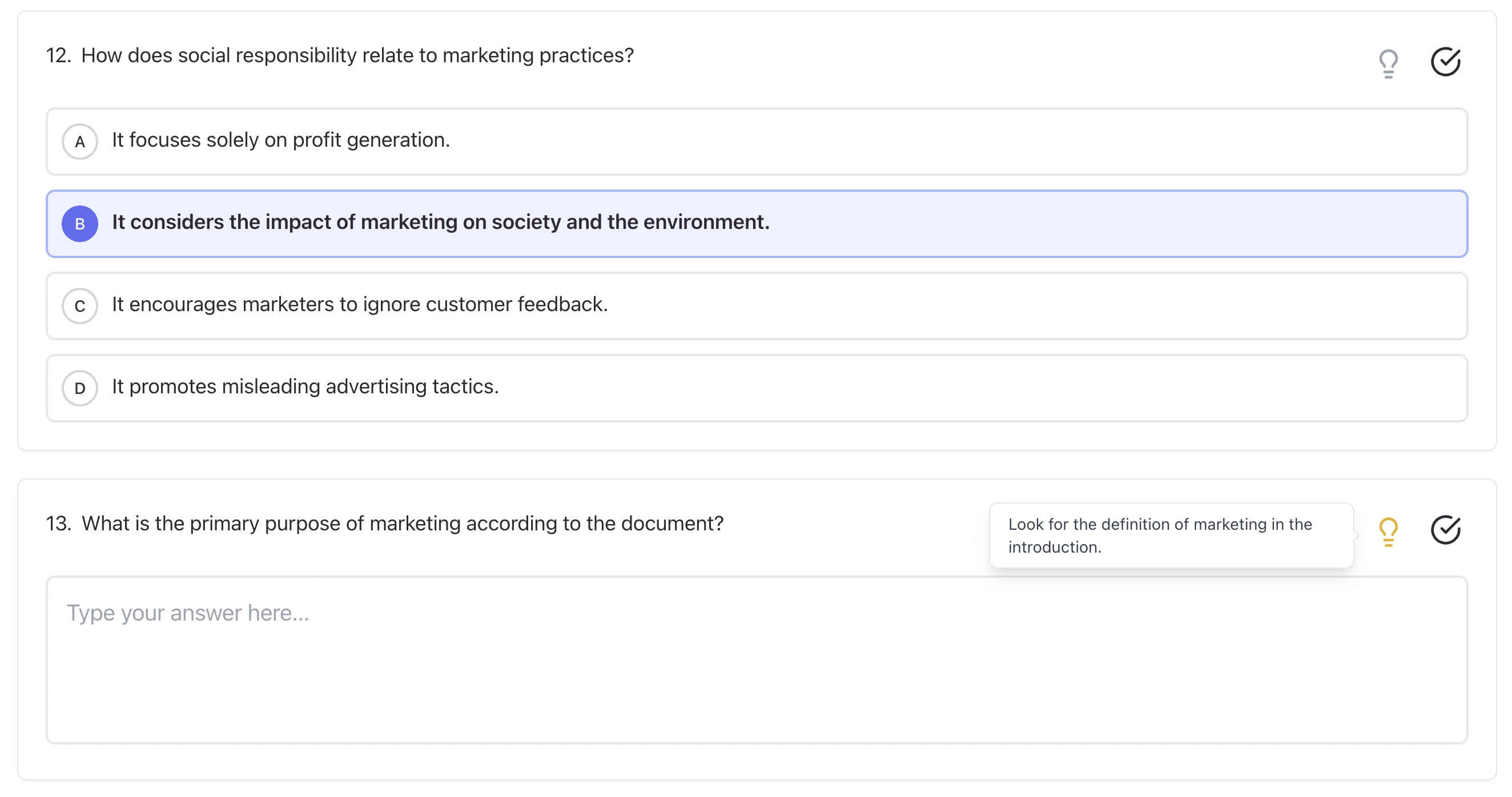 Generate Practice Questions